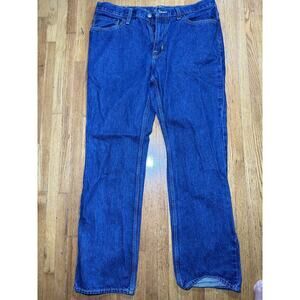 Men's Straight Fit Jeans - Goodfellow & Co Dark Blue 36W X 32L